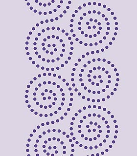 Small Dotty Spiral Stencil