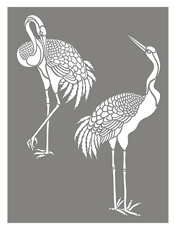 All Japanese Cranes Theme Pack Stencil