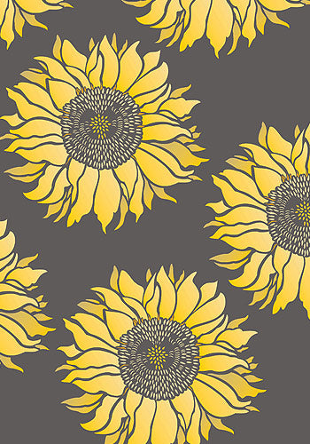 Sunflower Stencil