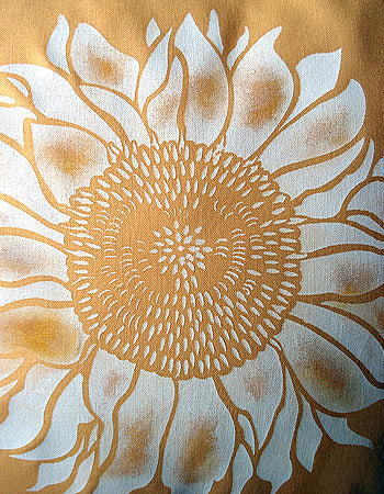 Sunflower Stencil