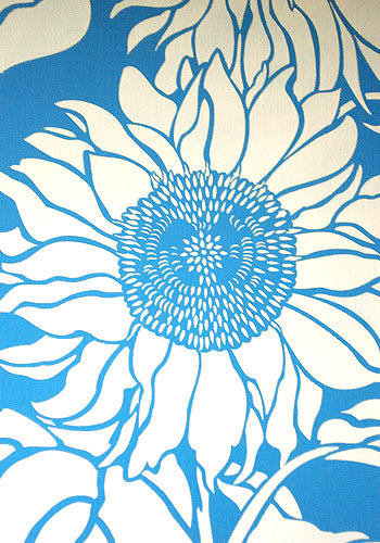 Large Sunflowers Stencil