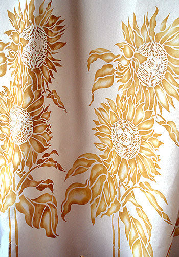 Large Sunflowers Stencil