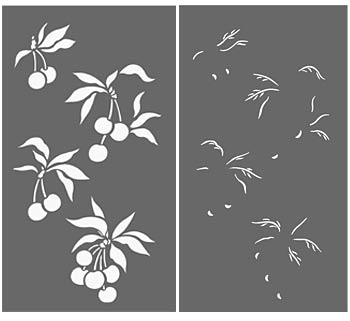 Sweet Cherries Theme Pack Stencil