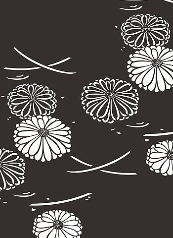 Japanese Chrysanthemum Stencil