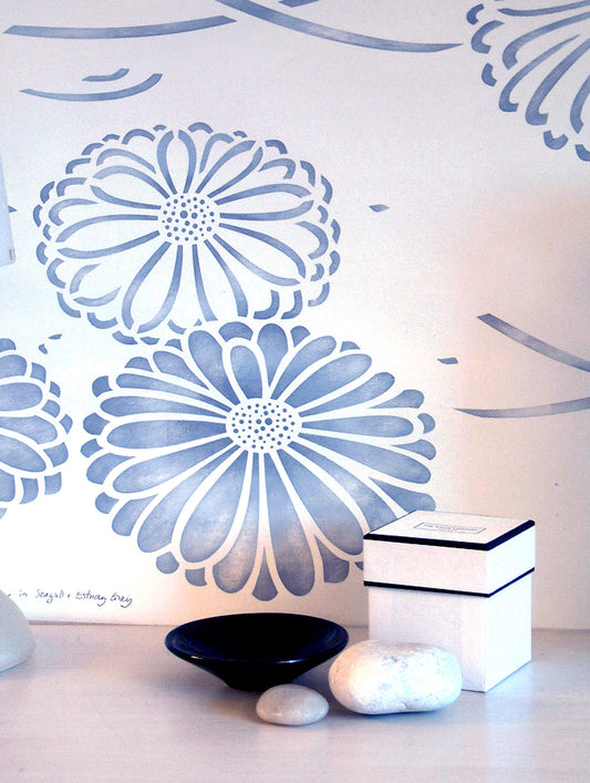 Japanese Chrysanthemum Stencil