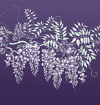 Large Wisteria Theme Pack Stencil