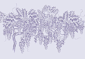 Large Wisteria Theme Pack Stencil