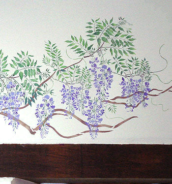 Large Wisteria Theme Pack Stencil