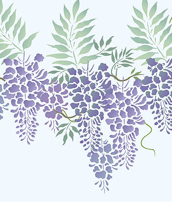 Small Wisteria Theme Pack Stencil