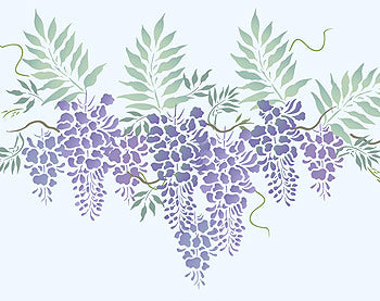 Small Wisteria Theme Pack Stencil