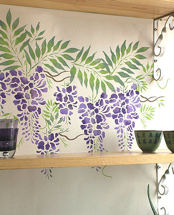 Small Wisteria Theme Pack Stencil