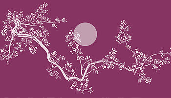 Large Cherry Blossom Stencil