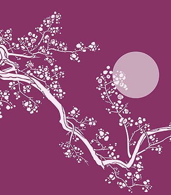 Large Cherry Blossom Stencil