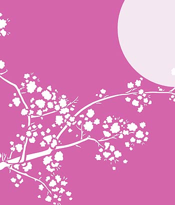 Large Cherry Blossom Stencil