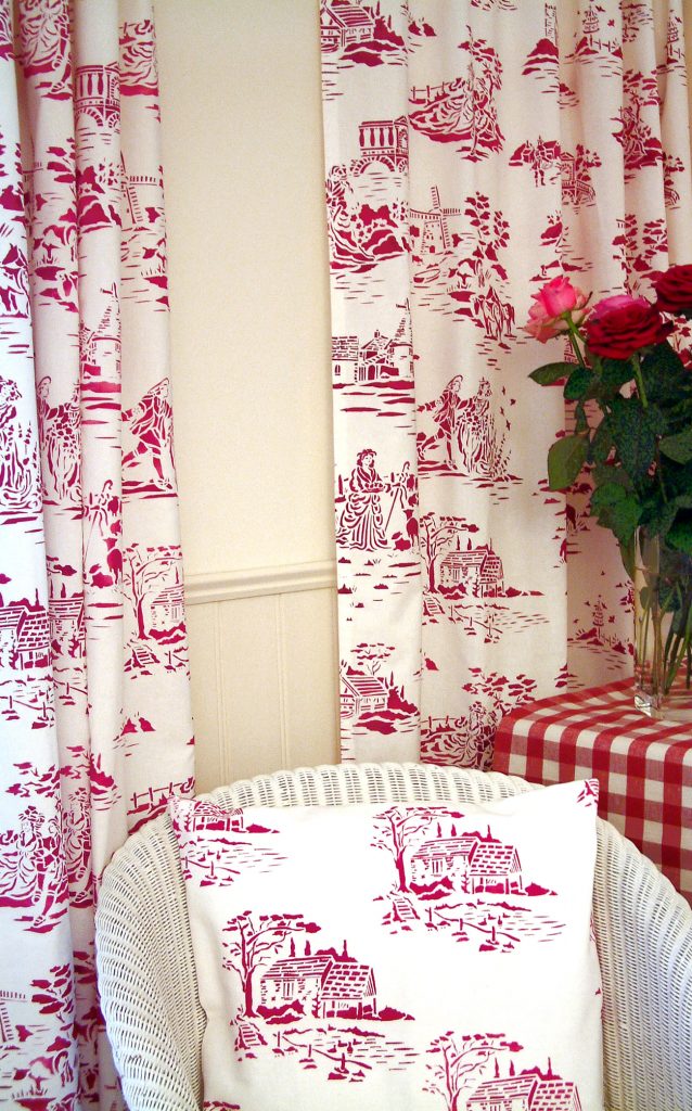 Detailed scenic all-over repeat stencil
With countryside character and pictorial motifs
1 large detailed sheet
Create stunning classic style with our Toile de Jouy Stencil - the Countryside Toile Stencil, based on the character of original Toile de Jouy wallpapers and fabrics. This beautifully detailed all-over repeat design, comprising 10 individual pictorial countryside motifs, is ideal for creating hand painted wallpaper effects or hand printing sumptuous fabrics for curtains, blinds and other linens. Very much in vogue - toile can be stencilled in classic reds and blues on white or ivory - or for a colour pop effect mix up bright colours together. See size and layout specifications below.