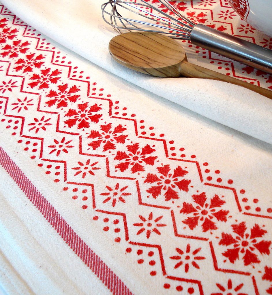 NEW 2 festive Nordic
Repeat border motifs
The Nordic Border Stencil is fantastic for adding authentic Scandinavian style to contemporary interiors and for festive decorating projects. This border stencil comprises two Nordic style borders. A simple Nordic star border and a deeper more detailed snowflake, daisy and dotty border. See size and layout specifications below.