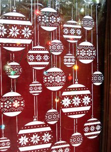 Christmas Bauble Theme Pack Stencil - Henny Donovan Motif