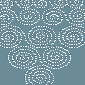 Dotty Spirals Theme Pack Stencil - Henny Donovan Motif
