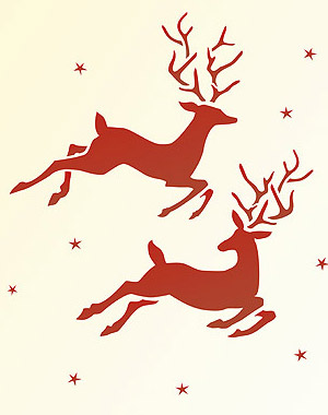 Little Reindeer Stencil - Henny Donovan Motif