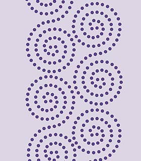 Small Dotty Spiral Stencil - Henny Donovan Motif