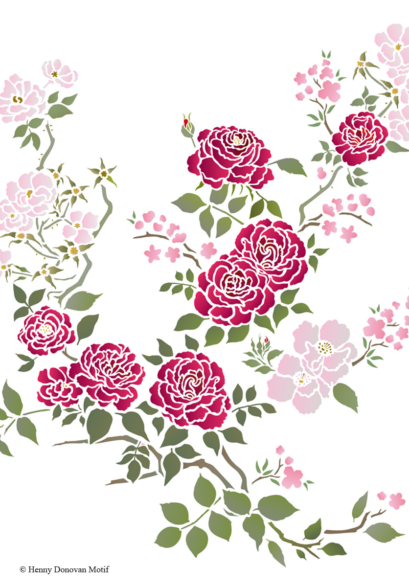 Chinoiserie Roses