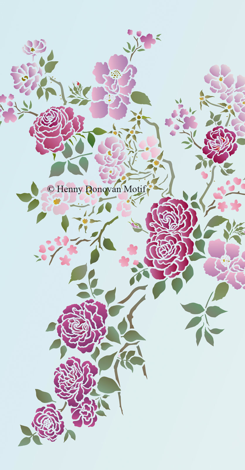 Chinoiserie Roses Theme Pack