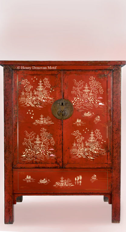 chinoiserie cabinet makers red cabinet